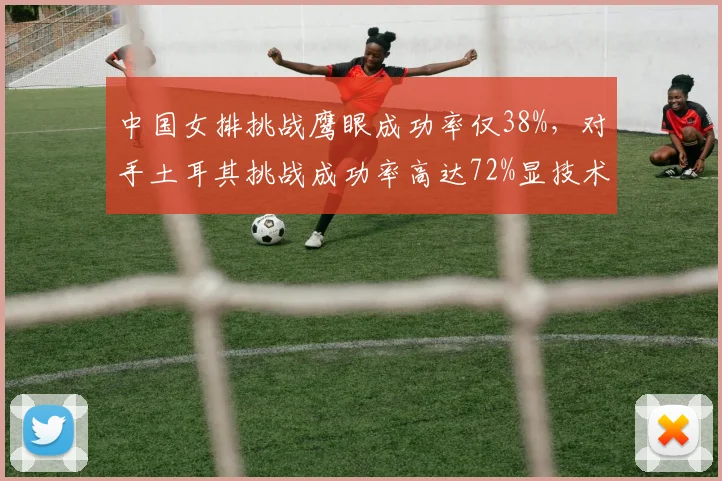 中国女排挑战鹰眼成功率仅38%,对手土耳其挑战成功率高达72%显技术差距
